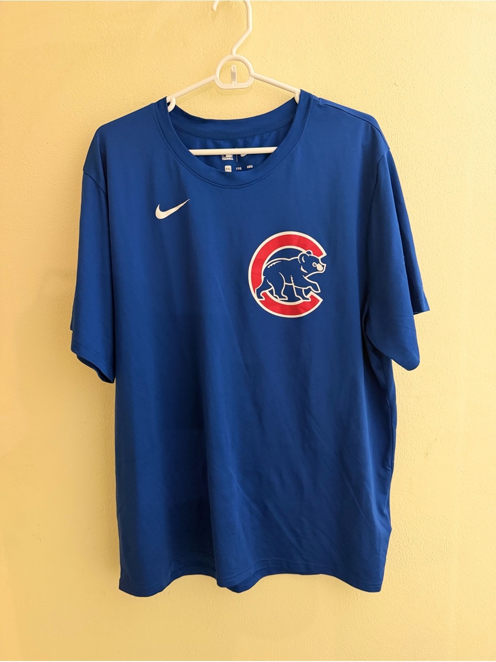 Nike Chicago Cubs Blue Logo Shirt Major League Baseball MLB Baseball